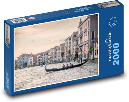 Zachód słońca w Wenecji - Puzzle 2000 elementów, rozmiar 90x60 cm