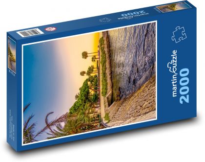 Francja - wybrzeże - Puzzle 2000 elementów, rozmiar 90x60 cm