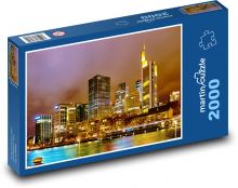 Frankfurt nad Mohanem - Německo Puzzle 2000 dílků - 90 x 60 cm