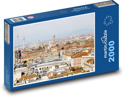 Milan - Italy - Puzzle 2000 pieces, size 90x60 cm 