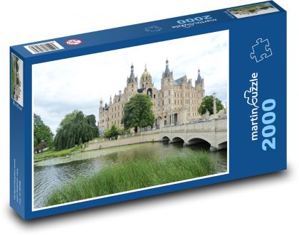 Zámek Schwerin - Německo - puzzle 2000 dílků