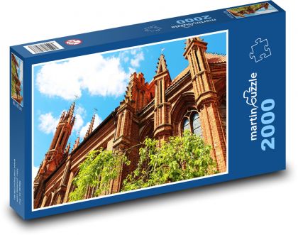 Lithuania - Church - Puzzle 2000 pieces, size 90x60 cm 