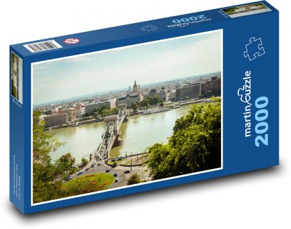Budapest - Bridge - Puzzle 2000 pieces, size 90x60 cm 
