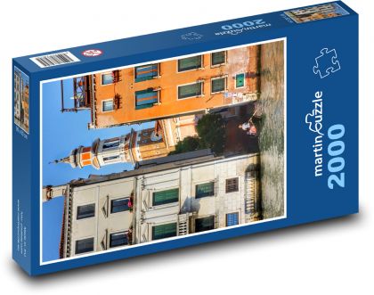Gondola w Wenecji - Puzzle 2000 elementów, rozmiar 90x60 cm