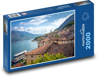 Port - jezioro Garda - Puzzle 2000 elementów, rozmiar 90x60 cm