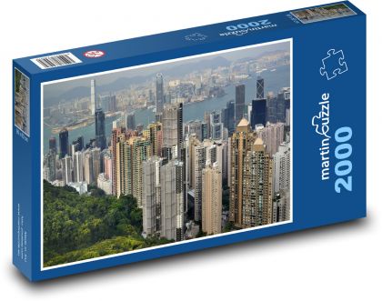 Hongkong - Čína - Puzzle 2000 dielikov, rozmer 90x60 cm 