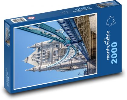 Londýn - Tower Bridge - puzzle 2000 dílků