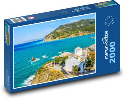 Řecko - Skopelos - puzzle 2000 dílků