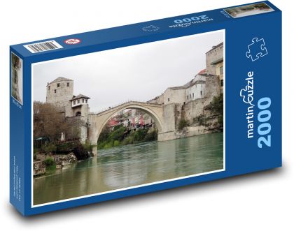 Bosnia - Mostar - Puzzle 2000 pieces, size 90x60 cm 