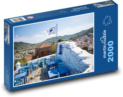 Grécko - Skopelos - Puzzle 2000 dielikov, rozmer 90x60 cm 