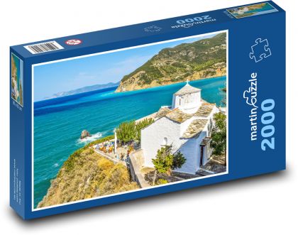 Grécko - Skopelos - Puzzle 2000 dielikov, rozmer 90x60 cm 