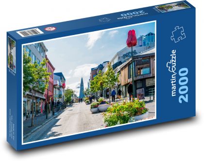 Island - Reykjavík - Puzzle 2000 dielikov, rozmer 90x60 cm 
