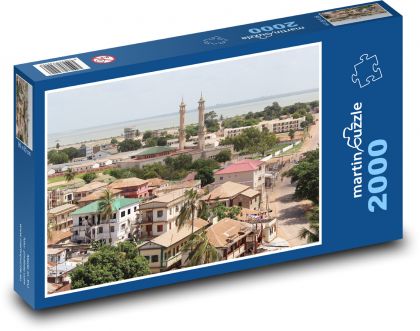 Banjul - Africa - Puzzle 2000 pieces, size 90x60 cm 