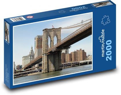 Brooklyn Bridge - Manhattan - Puzzle 2000 pieces, size 90x60 cm 