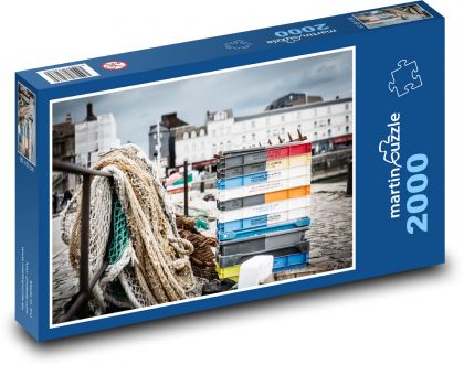 Honfleur - Francúzsko - Puzzle 2000 dielikov, rozmer 90x60 cm 
