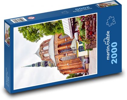 Riga - kostelní věž - puzzle 2000 dílků