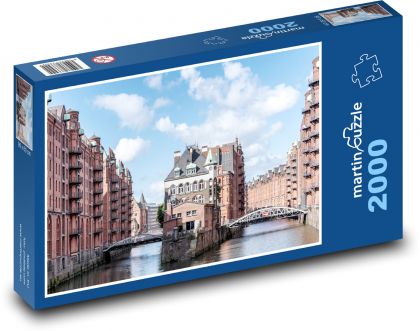 Hamburg - Fluss - Puzzle - 2000 Teile