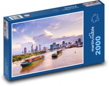 Ho či min - Vietnam Puzzle 2000 dielikov - 90 x 60 cm