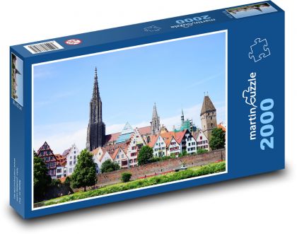 Ulm - Nemecko - Puzzle 2000 dielikov, rozmer 90x60 cm 