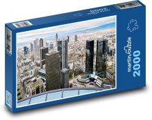Frankfurt, Deutschland. Puzzle 2000 Teile - 90 x 60 cm