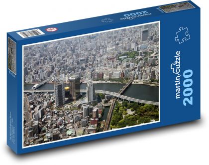 Tokio - Japonia - Puzzle 2000 elementów, rozmiar 90x60 cm