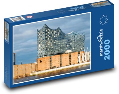Hamburg - koncertní sál - puzzle 2000 dílků