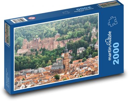 Hrad Heidelberg - Nemecko - Puzzle 2000 dielikov, rozmer 90x60 cm 