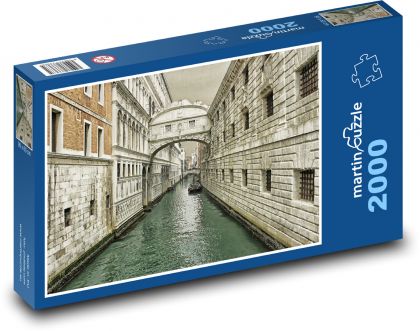 Benátky - Taliansko - Puzzle 2000 dielikov, rozmer 90x60 cm 