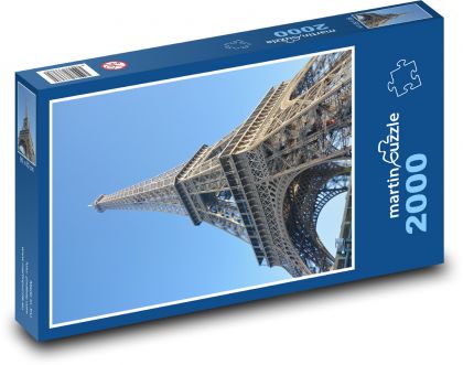 Wieża Eiffla - Paryż, Francja - Puzzle 2000 elementów, rozmiar 90x60 cm