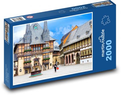 Wernigerode - Niemcy - Puzzle 2000 elementów, rozmiar 90x60 cm