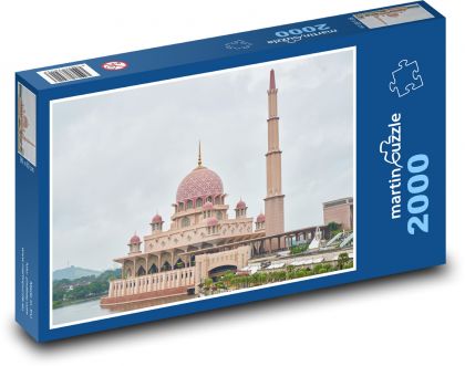 Malezja - meczet - Puzzle 2000 elementów, rozmiar 90x60 cm