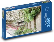 Středověká ulice Puzzle 2000 dílků - 90 x 60 cm