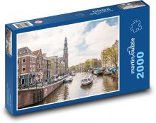Amsterdam - Holandsko Puzzle 2000 dílků - 90 x 60 cm