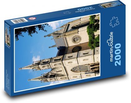 Kościół Franciszkański - Niemcy - Puzzle 2000 elementów, rozmiar 90x60 cm