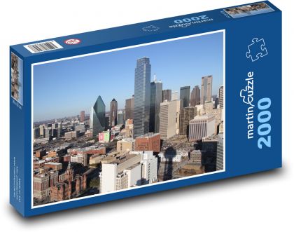 Dallas - Texas - Puzzle 2000 dielikov, rozmer 90x60 cm 