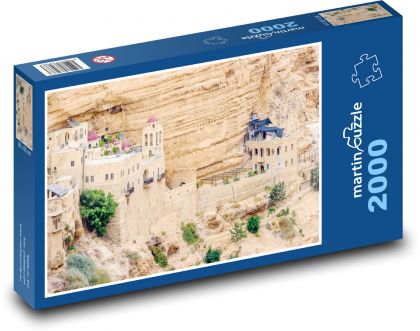 Izrael - hnědá poušť - puzzle 2000 dílků