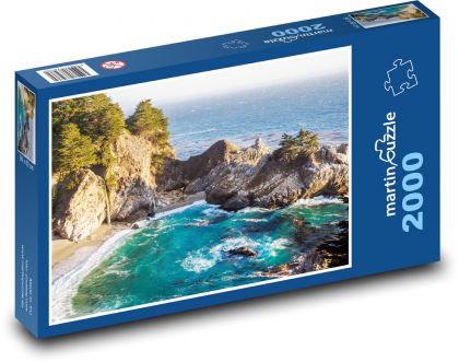 Ein Felsen am Ufer - Puzzle - 2000 Teile