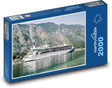 Łódź w zatoce Puzzle 2000 elementów - 90x60 cm