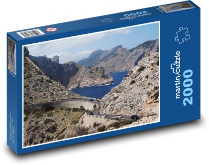 Mallorca Mountain Landscape - Puzzle 2000 pieces, size 90x60 cm 