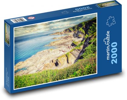 Wybrzeże Anglii - Puzzle 2000 elementów, rozmiar 90x60 cm