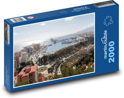 Malaga - Španělsko - puzzle 2000 dílků