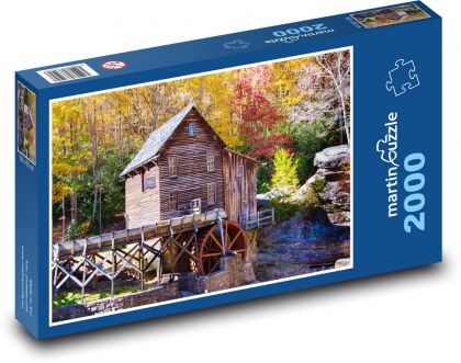Old Mill - Západná Virgínia - Puzzle 2000 dielikov, rozmer 90x60 cm 