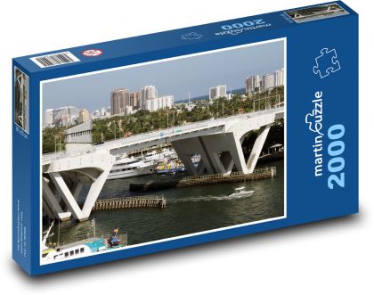 Fort Lauderdale - Floryda - Puzzle 2000 elementów, rozmiar 90x60 cm