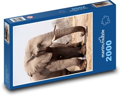Elefant - Botswana - Puzzle - 2000 Teile