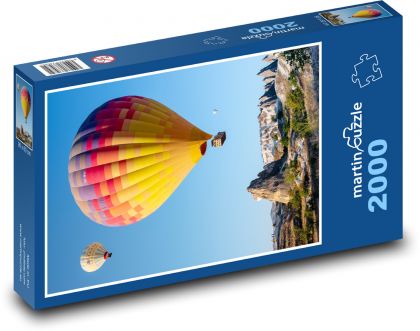 Horkovzdušné balóny - puzzle 2000 dílků