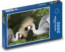 Grey crane Puzzle 2000 pieces - 90 x 60 cm