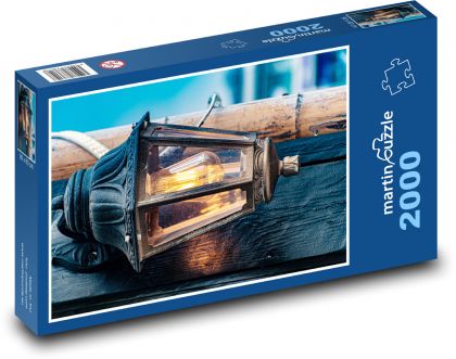 Pouličná lampa... - Puzzle 2000 dielikov, rozmer 90x60 cm 