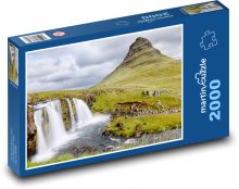 Kirkjufell - góra na Islandii Puzzle 2000 elementów - 90x60 cm