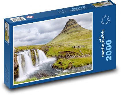Kirkjufell - a mountain in Iceland - Puzzle 2000 pieces, size 90x60 cm 