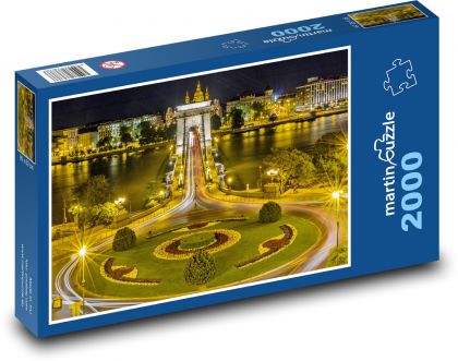 Budapešť - Maďarsko - Puzzle 2000 dílků, rozměr 90x60 cm
